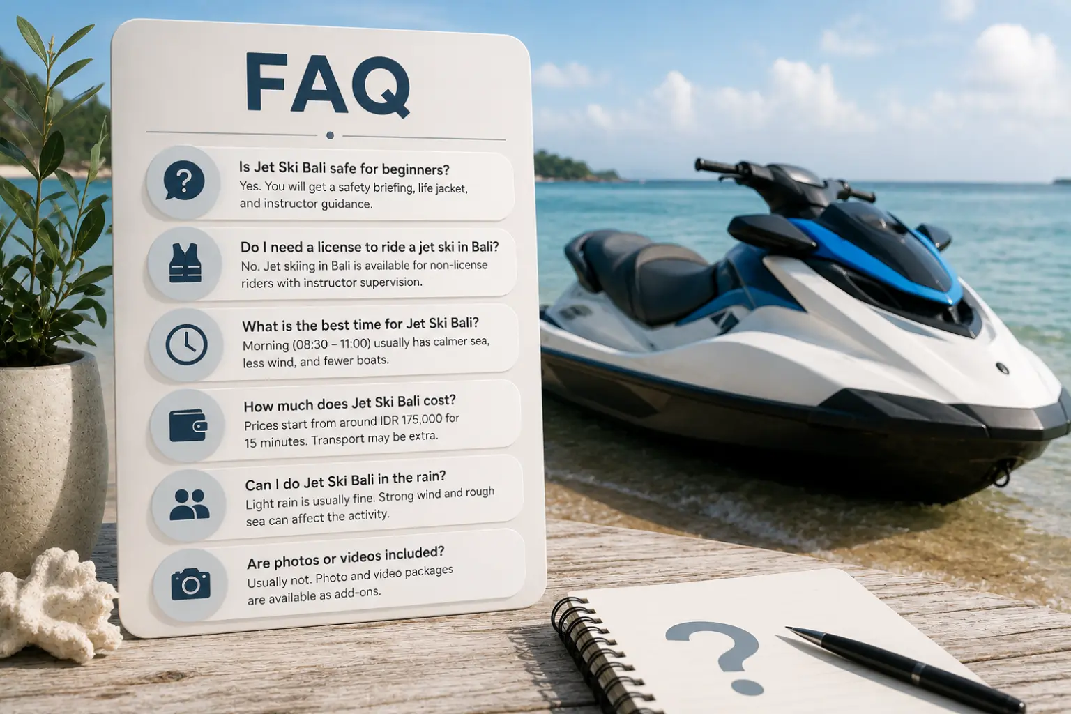 FAQ Block Jet Ski Bali