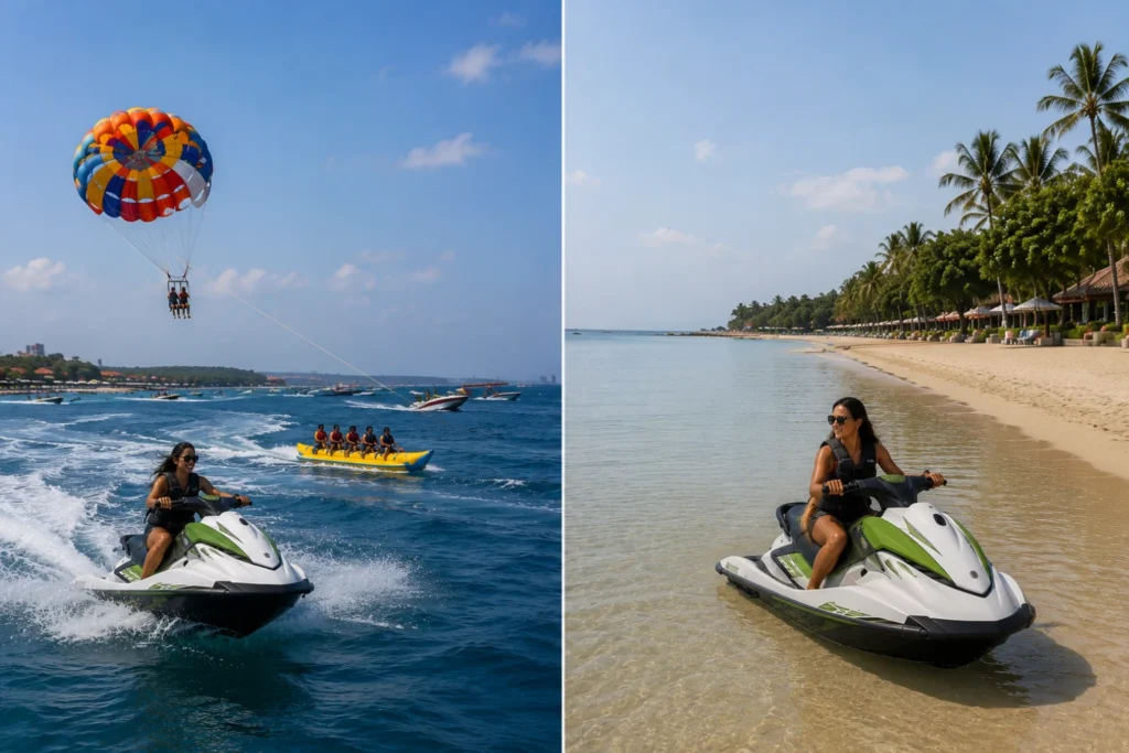 Tanjung Benoa vs Sanur Jet Ski