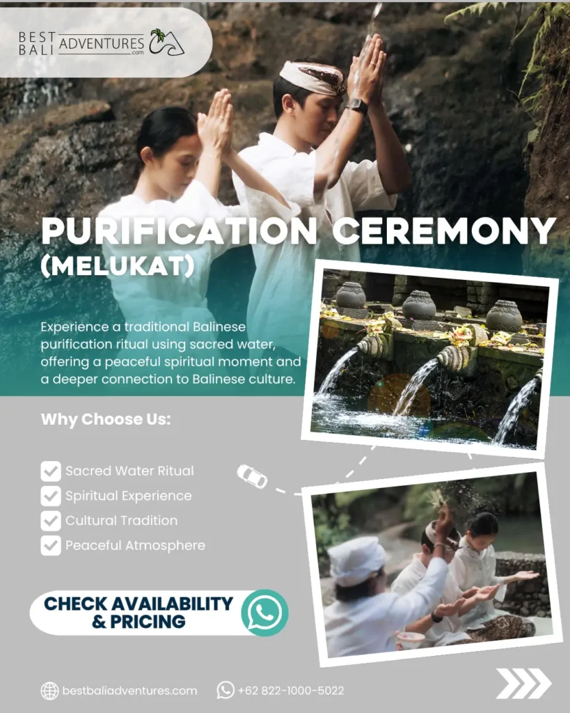 book bali wellness activities Bali Purification Ceremony Melukat